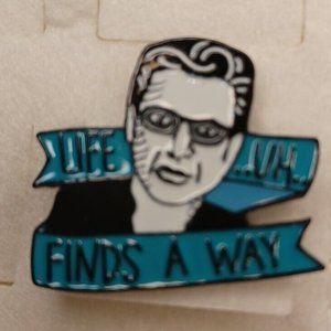 " Life...uh...finds a way" Lapel Pin